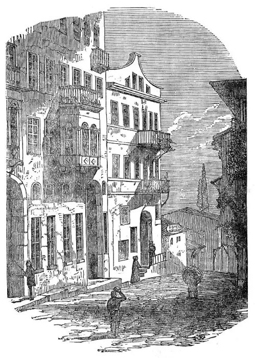 Framed Print : The English and French Army Post-Offices at Pera, 1854. Creator: Unknown Framed Print : The English and French Army Post-Offices at Pera, 1854. Creator: Unknown