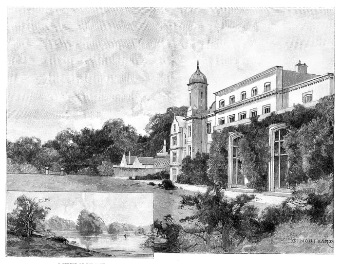 Framed Print : English Homes, No. XXXVII: Eastwell Park, 1895. Creator: Unknown Framed Print : English Homes, No. XXXVII: Eastwell Park, 1895. Creator: Unknown