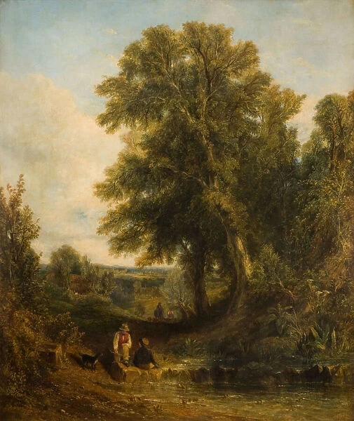 English Landscape, 1829. Creator: Thomas Creswick