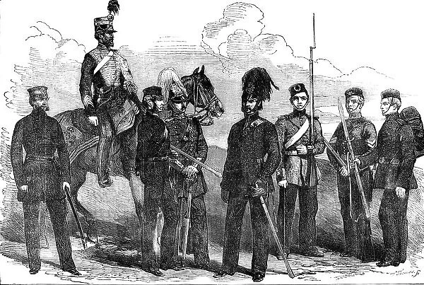 English Militia and Yeomanry Cavalry, 1854. Creator: Unknown