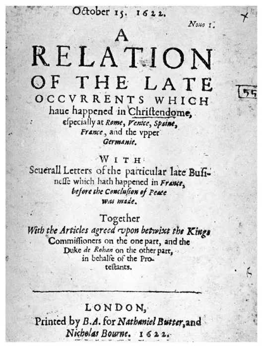 Framed Print : English news book, 1622 (1956) Framed Print : English news book, 1622 (1956)