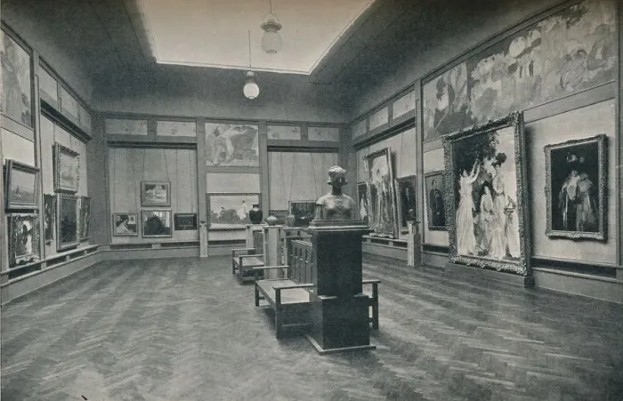 Framed Print : The English Room, Venice International Exhibition, 1907. Artist: A Tivoli Framed Print : The English Room, Venice International Exhibition, 1907. Artist: A Tivoli