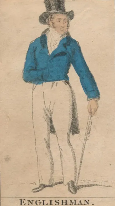 Framed Print : Englishman, early 19th century. Creator: Unknown Framed Print : Englishman, early 19th century. Creator: Unknown
