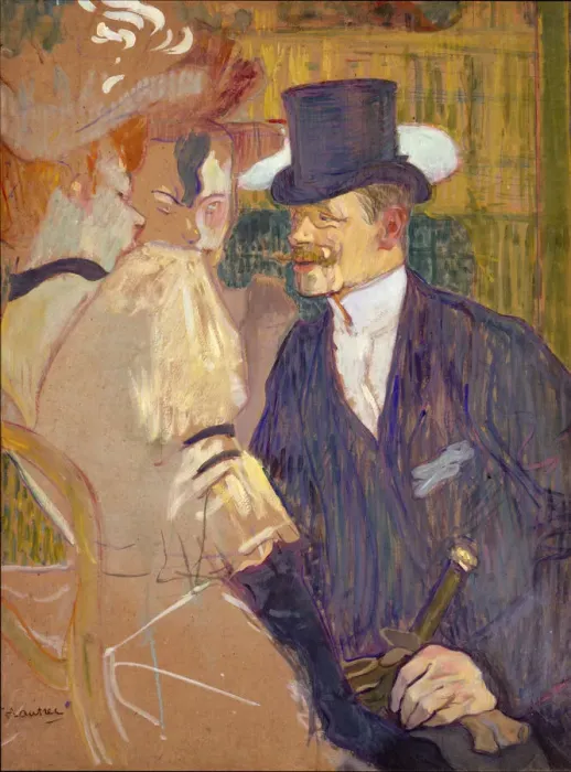 Framed Print : The Englishman (William Tom Warrener, 1861-1934) at the Moulin Rouge, 1892. Creator Framed Print : The Englishman (William Tom Warrener, 1861-1934) at the Moulin Rouge, 1892. Creator
