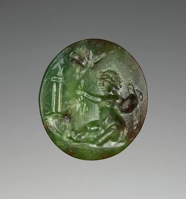 Framed Print : Engraved Gem, 1st century A.D. Creator: Unknown Framed Print : Engraved Gem, 1st century A.D. Creator: Unknown