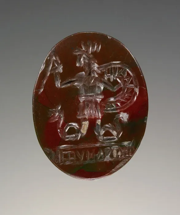 Framed Print : Engraved Gem, 2nd-4th century A.D. Creator: Unknown Framed Print : Engraved Gem, 2nd-4th century A.D. Creator: Unknown