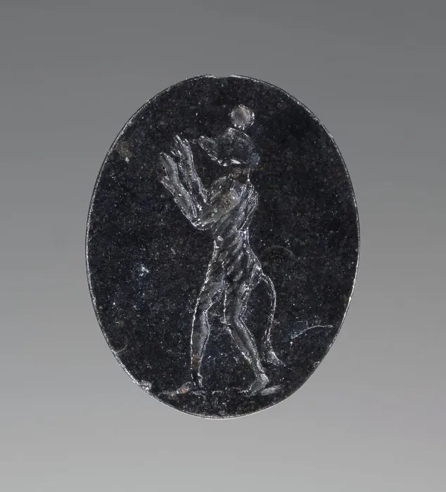Framed Print : Engraved Gem with Baboon, 2nd-4th century A.D. Creator: Unknown Framed Print : Engraved Gem with Baboon, 2nd-4th century A.D. Creator: Unknown