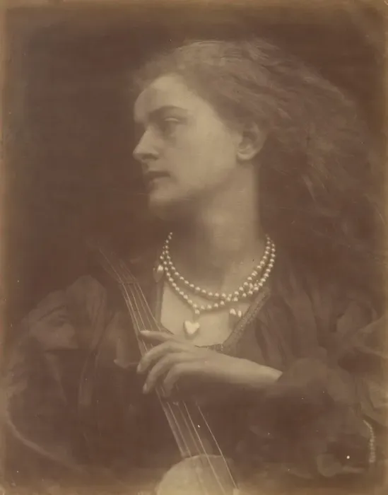 Framed Print : And Enid Sang, September 1874. Creator: Julia Margaret Cameron Framed Print : And Enid Sang, September 1874. Creator: Julia Margaret Cameron