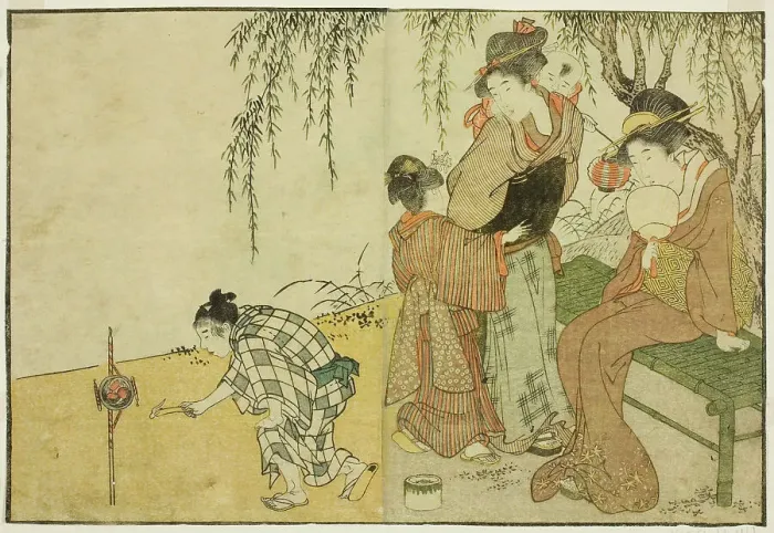 Framed Print : Enjoying Fireworks, from the illustrated book Picture Book: Flowers of the Four Seasons... 1801. Creator: Kitagawa Utamaro. Enjoying Fireworks, from the illustrated book Picture Book: Flowers of the Four Seasons... 1801 Framed Print : Enjoying Fireworks, from the illustrated book Picture Book: Flowers of the Four Seasons... 1801. Creator: Kitagawa Utamaro. Enjoying Fireworks, from the illustrated book Picture Book: Flowers of the Four Seasons... 1801