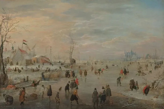 Framed Print : Enjoying the Ice, c.1615-c.1620. Creator: Hendrick Avercamp Framed Print : Enjoying the Ice, c.1615-c.1620. Creator: Hendrick Avercamp