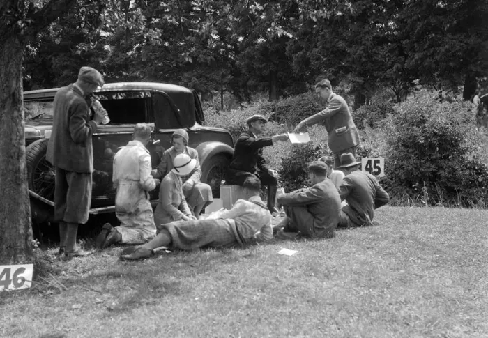 Framed Print : Enjoying a picnic at the MAC Shelsley Walsh Speed Hill Climb, Worcestershire. Artist: Bill Brunell Framed Print : Enjoying a picnic at the MAC Shelsley Walsh Speed Hill Climb, Worcestershire. Artist: Bill Brunell
