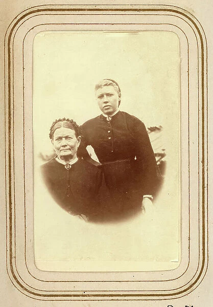'Enkan Westerlund, with Daughter. Jockmock', 1858. Creator: Lotten von Duben. 'Enkan Westerlund, with Daughter. Jockmock', 1858. Creator: Lotten von Duben