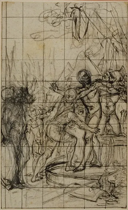 Framed Print : Enlarged Study for an illustration in Tacitus Tibere Framed Print : Enlarged Study for an illustration in Tacitus Tibere