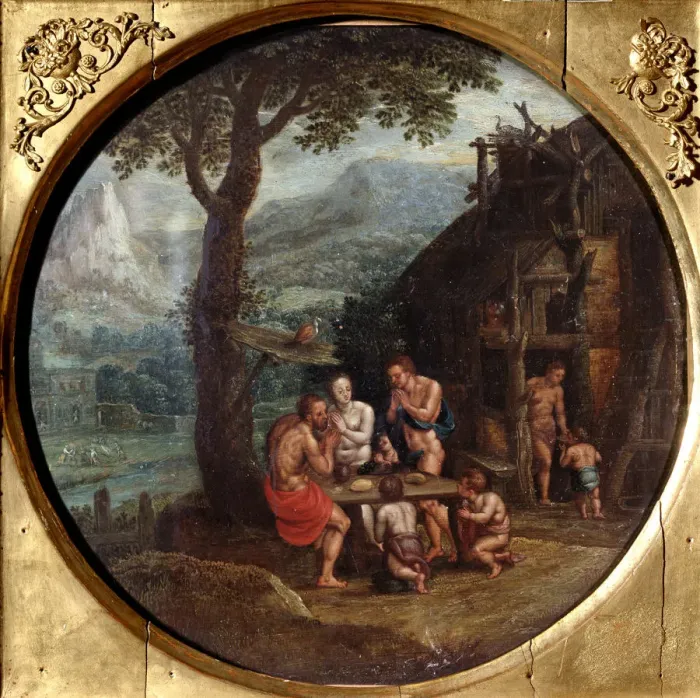 Framed Print : Enoch Family, 16th century Framed Print : Enoch Family, 16th century