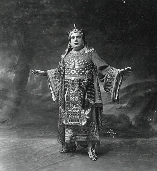 Framed Print : Enrico Caruso (1873-1921) as Radames in Opera Aida by Giuseppe Verdi, 1910 Framed Print : Enrico Caruso (1873-1921) as Radames in Opera Aida by Giuseppe Verdi, 1910