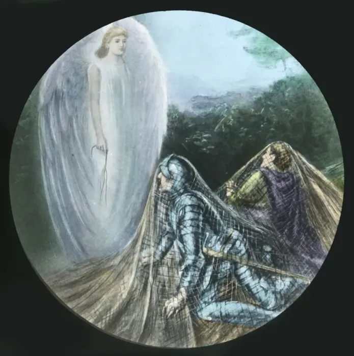 Framed Print : Entangled in the Net, c1910. Creator: Unknown Framed Print : Entangled in the Net, c1910. Creator: Unknown
