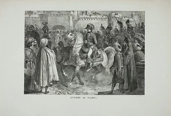 Entering Cairo, 1827. Creator: Auguste Raffet