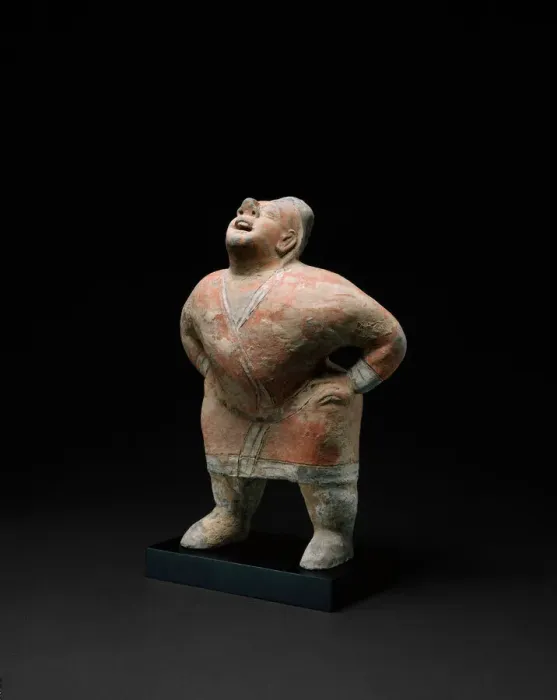 Framed Print : Entertainer (Tomb Figure), Northern dynasties, 6th century. Creator: Unknown Framed Print : Entertainer (Tomb Figure), Northern dynasties, 6th century. Creator: Unknown