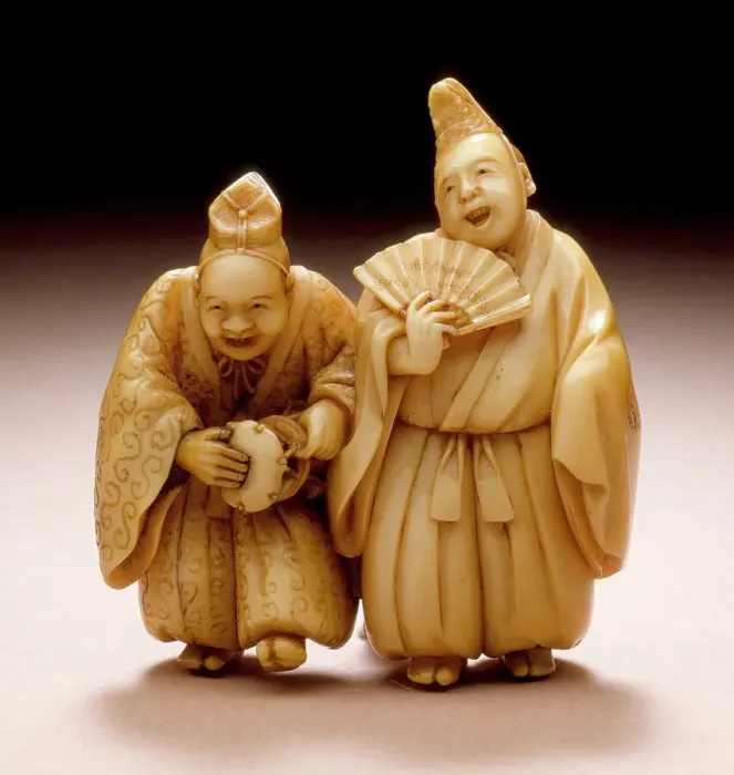 Framed Print : Entertainers, Mid-19th century. Creator: Meikeisai Hojitsu Framed Print : Entertainers, Mid-19th century. Creator: Meikeisai Hojitsu