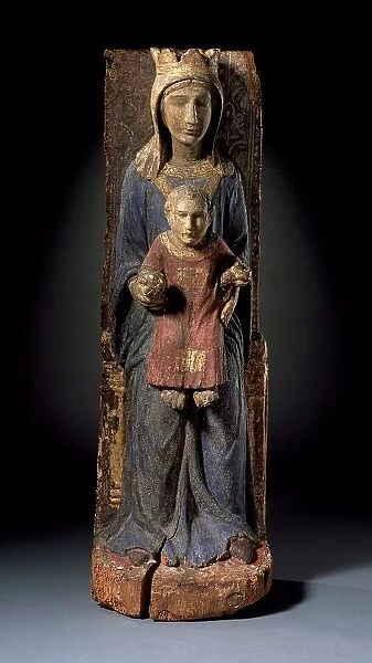 Enthroned Virgin and Child, between c.1340 and c.1360. Creator: Unknown