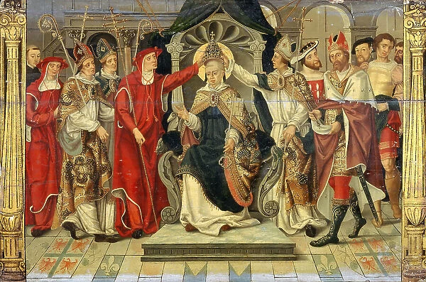 The enthronement of Pope Celestine V in 1294, Second Quarter of the 16th cen. Creator: Anonymous