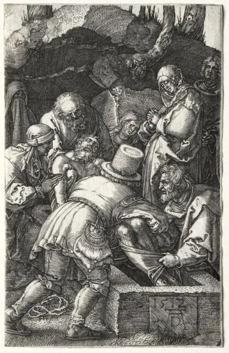 Framed Print : The Entombment, 1512. Creator: Albrecht Dürer (German, 1471-1528) Framed Print : The Entombment, 1512. Creator: Albrecht Dürer (German, 1471-1528)