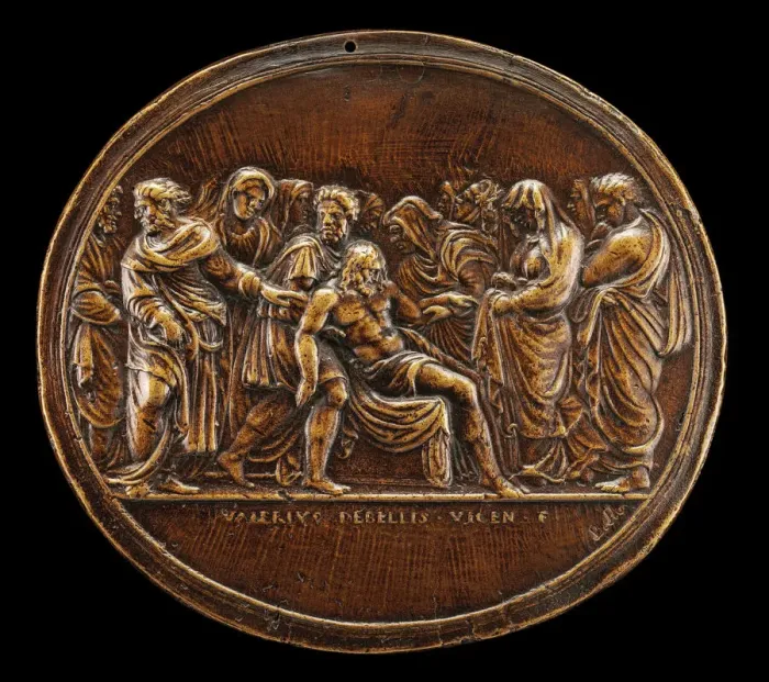 Framed Print : The Entombment, 1525 or after. Creator: Valerio Belli Framed Print : The Entombment, 1525 or after. Creator: Valerio Belli