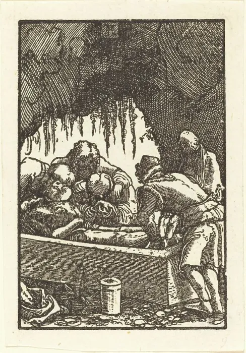 Framed Print : The Entombment, c. 1513. Creator: Albrecht Altdorfer Framed Print : The Entombment, c. 1513. Creator: Albrecht Altdorfer