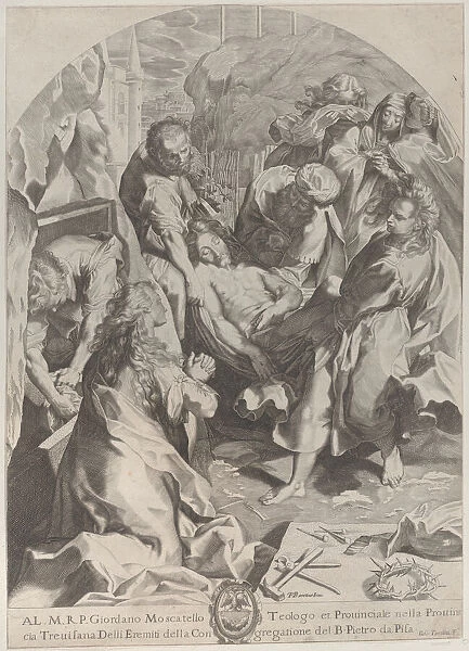 The Entombment, ca. 1622. Creator: Giovanni Temini