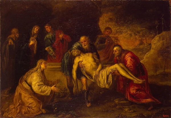 The Entombment of Christ, Between 1640 and 1650. Artist: Pereda y Salgado, Antonio, de (1611-1678)