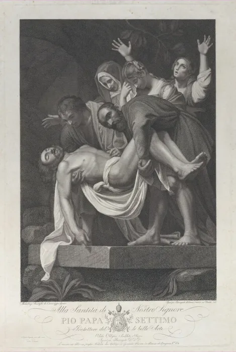 Framed Print : The Entombment of Christ, 1817. Creator: Ignazio di Paolo Bonajuti Framed Print : The Entombment of Christ, 1817. Creator: Ignazio di Paolo Bonajuti