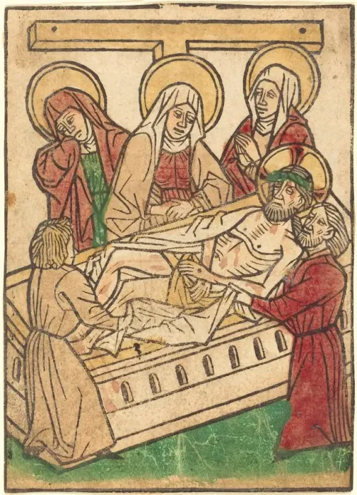 Framed Print : The Entombment. Creator: Ludwig of Ulm Framed Print : The Entombment. Creator: Ludwig of Ulm