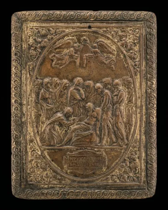 Framed Print : The Entombment. Creator: Valerio Belli Framed Print : The Entombment. Creator: Valerio Belli