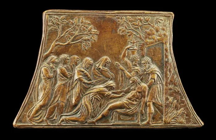 Framed Print : The Entombment. Creator: Valerio Belli Framed Print : The Entombment. Creator: Valerio Belli