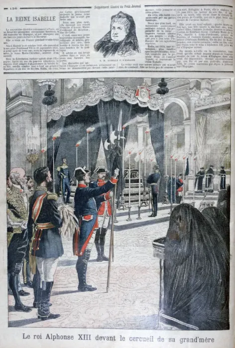Framed Print : Entombment of Isabella II of Spain, Monastery of El Escorial, 1904 Framed Print : Entombment of Isabella II of Spain, Monastery of El Escorial, 1904