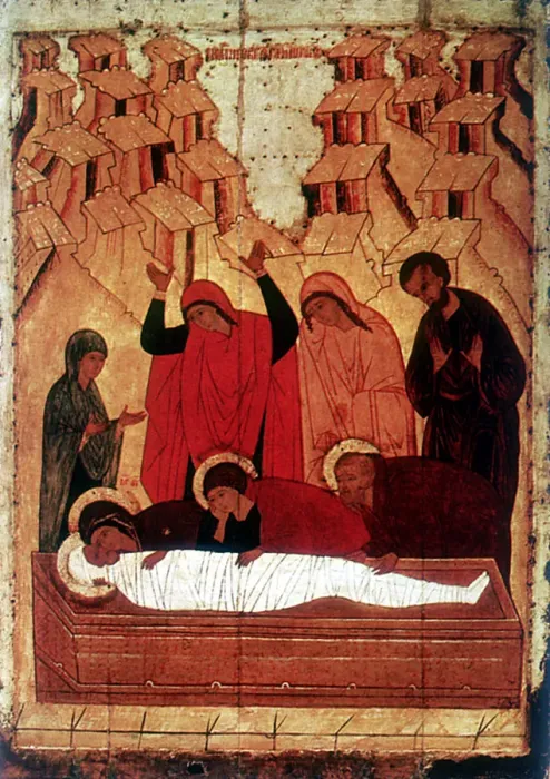 Framed Print : The Entombment, late 15th century Framed Print : The Entombment, late 15th century