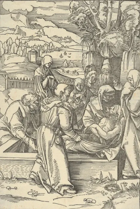 Framed Print : The Entombment, from Speculum passionis domini nostri Ihesu Christi, 1507 Framed Print : The Entombment, from Speculum passionis domini nostri Ihesu Christi, 1507