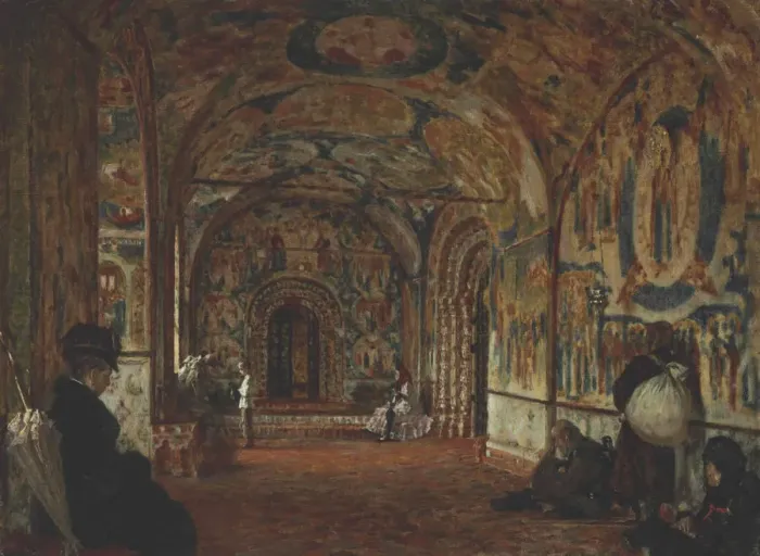 Framed Print : The entrance of a 17th Century Church in Yaroslavl, ca 1894 Framed Print : The entrance of a 17th Century Church in Yaroslavl, ca 1894