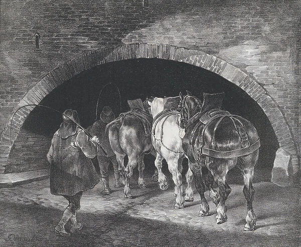 Entrance to the Adelphi Wharf, 1821. Creators: Theodore Gericault