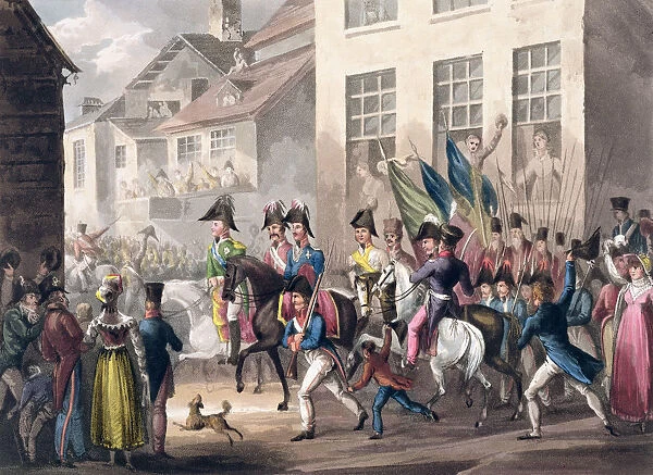 Entrance of the Allies into Paris, March 31st 1814, 1815. Artist: Thomas Sutherland