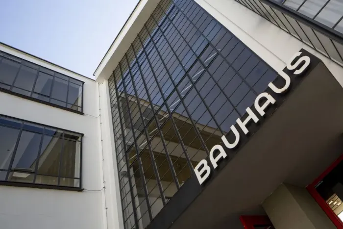 Framed Print : Entrance to assembly hall. Bauhaus building, Dessau, Germany, 2018. Artist: Alan John Ainsworth Framed Print : Entrance to assembly hall. Bauhaus building, Dessau, Germany, 2018. Artist: Alan John Ainsworth