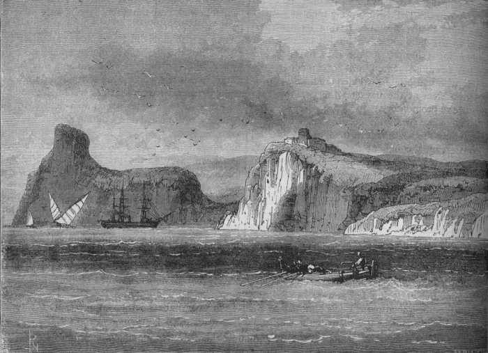 Framed Print : Entrance of Balaclava Harbour, c1880