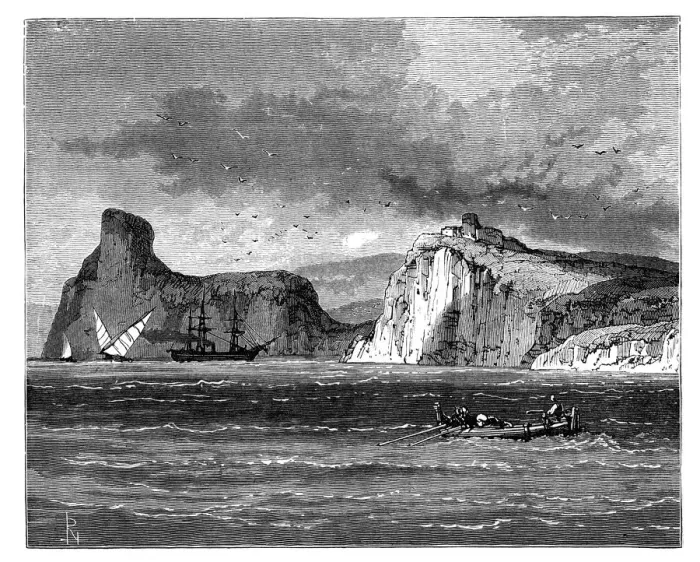 Framed Print : Entrance to Balaclava Harbour, Ukraine, c1888 Framed Print : Entrance to Balaclava Harbour, Ukraine, c1888