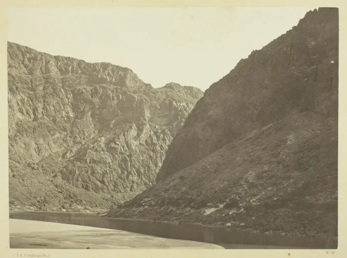 Framed Print : Entrance to Black Canon, Colorado River, 1871. Creator: Tim O'Sullivan Framed Print : Entrance to Black Canon, Colorado River, 1871. Creator: Tim O'Sullivan