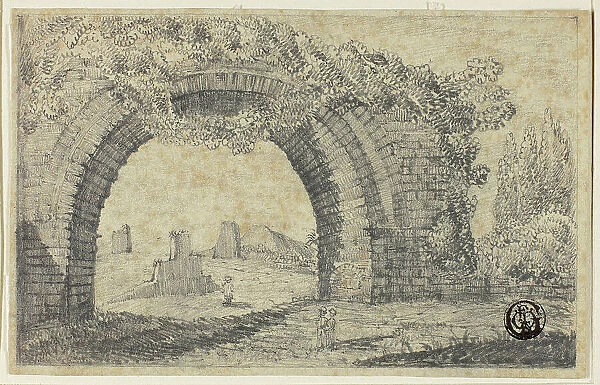 Entrance of the Circus of Caracalla, n.d. Creator: Unknown
