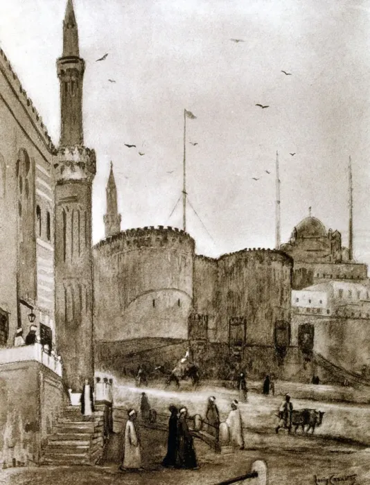 Framed Print : Entrance to the city, Cairo, Egypt, 1928. Artist: Louis Cabanes Framed Print : Entrance to the city, Cairo, Egypt, 1928. Artist: Louis Cabanes