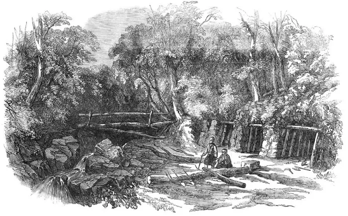 Framed Print : Entrance to the Coal-Mine of Heraclea, on the Black Sea, 1854. Creator: Unknown Framed Print : Entrance to the Coal-Mine of Heraclea, on the Black Sea, 1854. Creator: Unknown