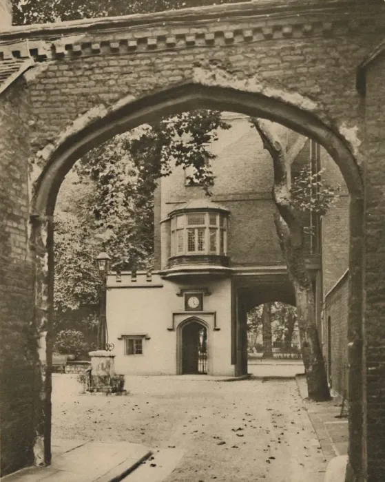 Framed Print : Entrance Courtyard and Gateway of the Charterhouse, c1935. Creator: Unknown Framed Print : Entrance Courtyard and Gateway of the Charterhouse, c1935. Creator: Unknown