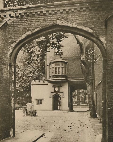 Entrance Courtyard and Gateway of the Charterhouse, c1935. Creator: Unknown