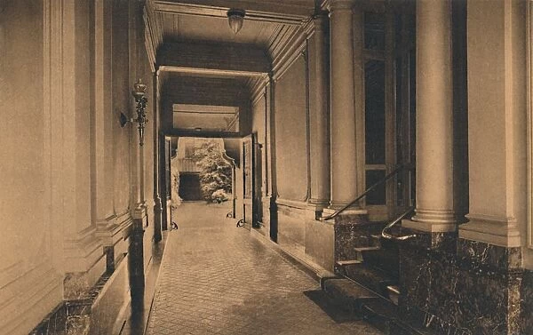 Entrance to the Cuban Embassy in Brussels, Belgium, 1927. Creator: Unknown